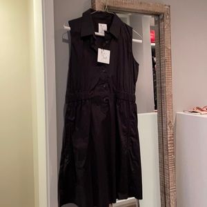 NWT Rochelle Behrens Black Tank Dress, size M
